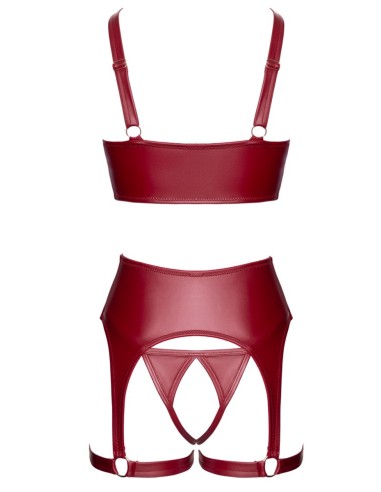 Ensemble seins nus 3 pièces Rouge - Cottelli LINGERIE